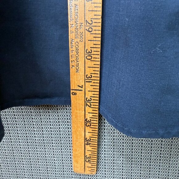 Propper Mens 2XL/R Short Sleeve Navy Button-Up Shirt - Picture 8 of 10